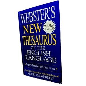 Webster's New Thesaurus of the English Language (Comprehensive and Easy to Use)
